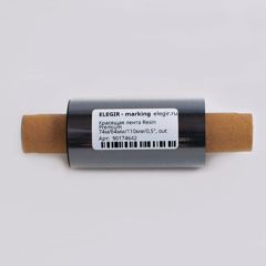 Красящая лента Resin Premium 74м/64мм/110мм/0,5 длина 74 м, ширина 64 мм, цвет черный