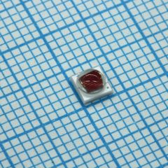 Светодиод smd 3,45x3,45x2,15мм/ красный/ 660нм/ 70лм (1050мВт, 5.5 umol/s) при 700мА/ 2,4Вт/ 2.2В/ Ifmax=1000мА/ 130°