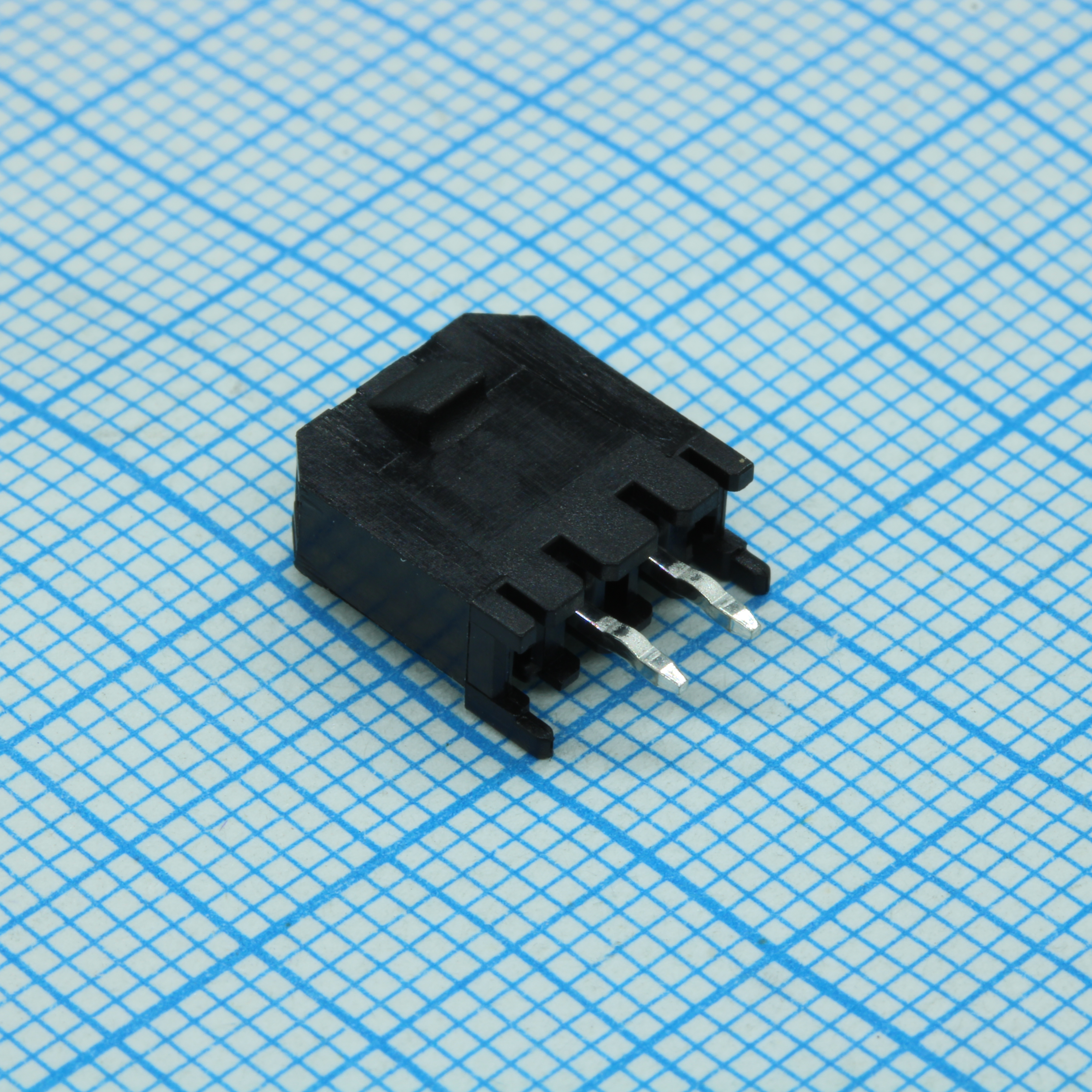 3.0mm Pitch Molex Micro Fit 3.0 Wire To Board Connector,Single layer,02 pins,Straight male pin.
