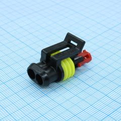 Корпус разъема, серия 1.5, розетка, 2 контакта, шаг-6мм Operating Voltage 24V