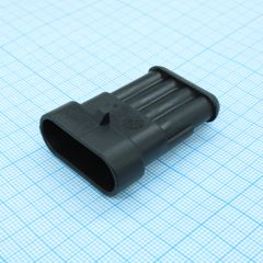 Корпус разъема, серия 1.5, вилка, 4 контакта, шаг-6 мм Operating Voltage 24V