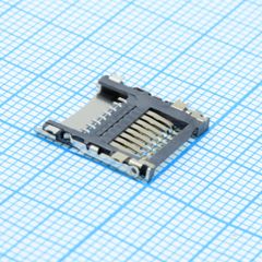 Разъем держатель microSD (SMT) 8 контактов на плату
