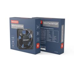 Вентилятор 220В AC, 2400об/мин, 120x120x25, 86,2м3/час, 40дБ, подшипник скольжения, тип вывода - провод