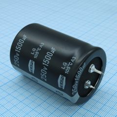 С защёлкиваемыми выводами 250V  1500uF ±20%, стандартные, 2000часов, -40...+105°С
