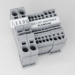 Для клемм Klemsan (серия: PYK, SRD, CTP, WGO4, WGO6, RAAD (серия: RPIT, DPIT и RPET), cечение клеммы 2,5 мм кв., ширина маркера 5 мм, цвет белый, для принтера: RT200, RT230, в упаковке 3000 маркеров
