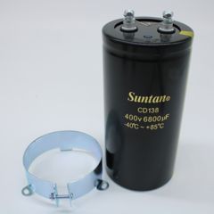 CAP ALUM 6800UF 20% 400V В комплект поставки конденсаторов, произведённых после 01.12.2018, гайки/шайбы не входят