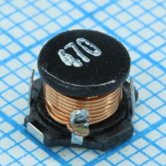 Катушка индуктивности SMD силовая 1кГц 47мкГн ±10%, 1.2A, DCR 230мОм