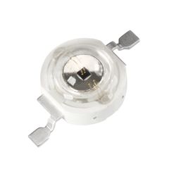 Мощный светодиод типа Emitter, d=8 мм, h=5.1 мм. Чип EPILEDS 38 mil. Цвет свечения ИК (830-850 нм). Угол излучения 60°. Световой поток 5-10 лм при If=350 мА, P=1 Вт. VF=2.0-2.4 В. Для ИК-сенсоров, видеонаблюдения.