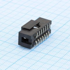 Вилка на плату, SMD монтаж 14pin(2x7), шаг 2.54