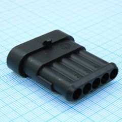 Корпус разъема, серия 1.5, вилка, 5 контактов, шаг-6мм Operating Voltage 24V