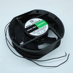 Вентилятор 220В AC, 2700об/мин., 4.99м3/мин, 172х150х50мм, 5 лопастей, подшипник качения, тип вывода - провод