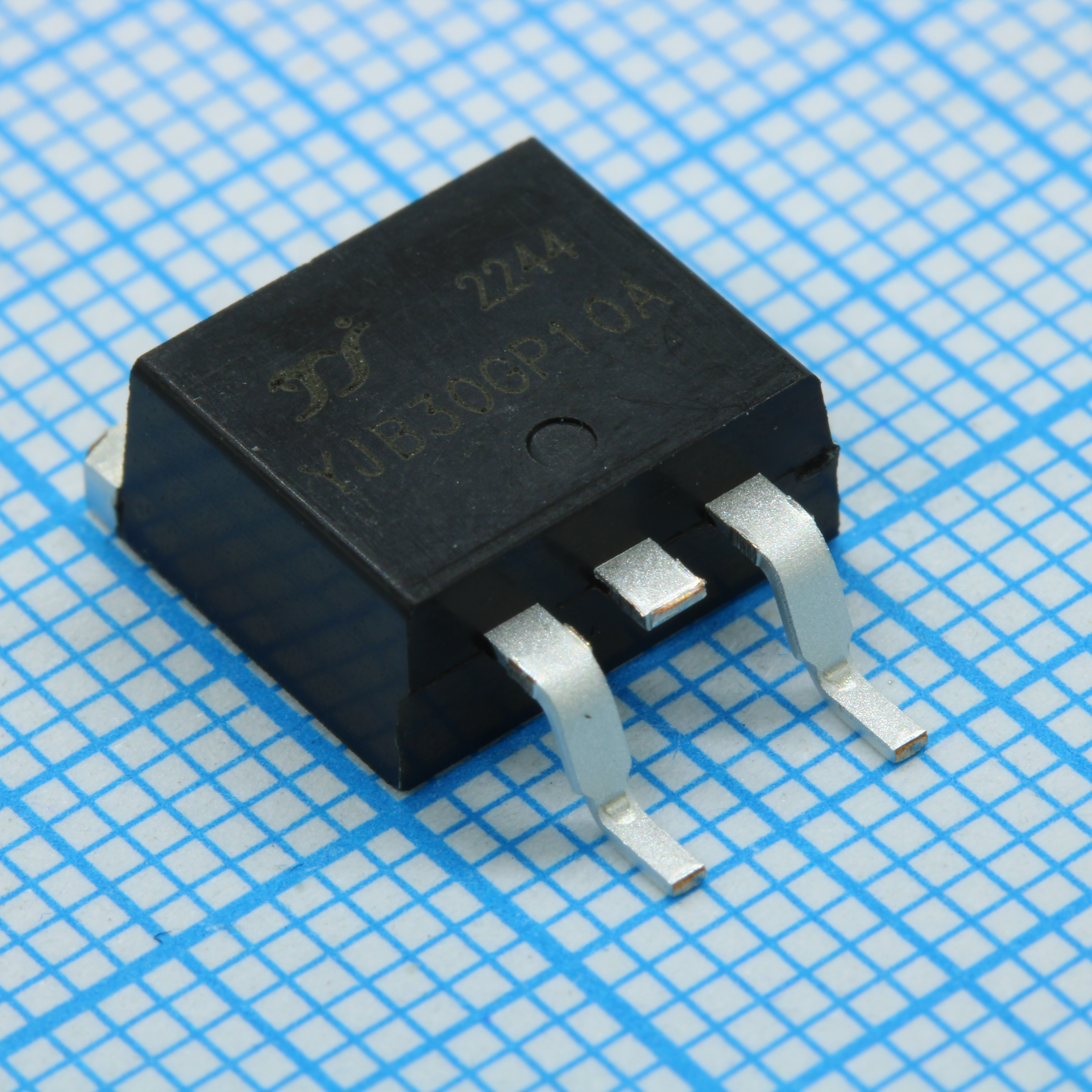 Транзистор полевой MOSFET P-канальный 100В 30A TO-263