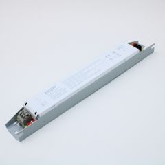 AC-DC, 40Вт, стаб.тока, вход 180…264В AC, 50/60Гц, выход (DIP-SW) 250/300/350/400мA/80…140/65…133/65…114/65…100В, ККМ, изоляция 3000В AC/1мин, в кожухе 230х30х21мм, -25…+50°С, IP20, защиты SCP, OLP, NLP, 380В (все с автовосстановлением)