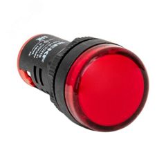 Лампа сигнальная d22-24V кр