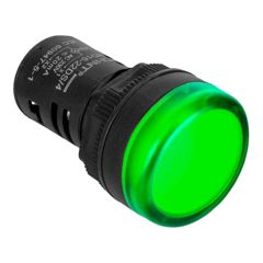 Лампа сигнальная d22-400V зел