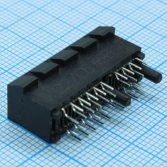 Разъем карты PCI Express 36 контакта шаг 2мм монтаж в отверстие лоток