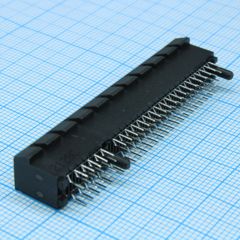 Разъем карты PCI Express 98 контактов шаг 1мм монтаж в отверстие лоток