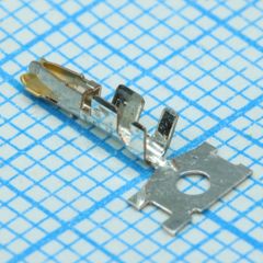 Контакт прямой под зажим на кабель розетка 20-22AWG рейка