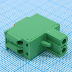 Колодка клеммная съемная 2 контакта шаг 5.08мм