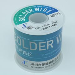 Припой трубчатый ПОС-60 с галогеносодержащим неактивным флюсом ROL1, d 1,2мм, 500 г