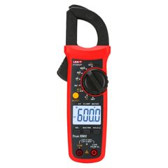 Токоизмерительные клещи, True RMS, 600В, 600А, 60МОм, NCV, емкость, частота