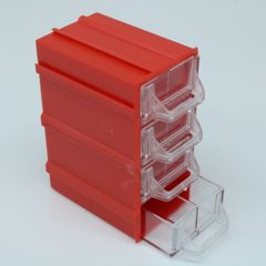 Пластиковый контейнер для хранения крепежа, радиоэлектронных комплектующих, любых небольших деталей