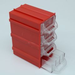 Пластиковый контейнер для хранения крепежа, радиоэлектронных комплектующих, любых небольших деталей