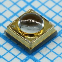 Ультрафиолетовый светодиод smd 3,7х3,7x2,77мм/365нм/мощность излучения 1000-1400мВт при 1000мА/3.5-4.1В/45° максимальный ток 1200мА