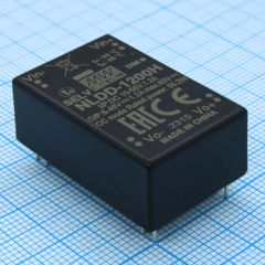 DC/DC LED понижающий, вход 10…56В, выход 6…46В/1.2А, КПД до 95%, вход On/Off/DIMM, 32.1x20.5x12.5мм, в плату, -40…50°C, пластик