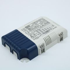 AC-DC, 25.2Вт, стабилизатор тока, вход 180…277В AC, 47…63Гц /254…375В DC, выход 350…1050мA/6…54В, ККМ, изоляция 3750В AC, в кожухе 105х68х23мм, -30…+85°С, димминг кнопкой и DALI2