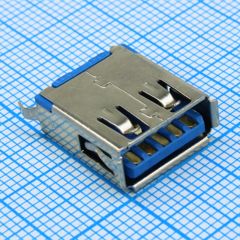 Разъем USB 3.0  тип A (розетка) на плату (TНT)