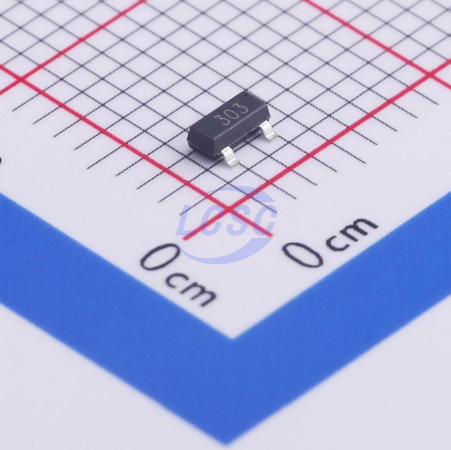 Транзистор полевой MOSFET N-канальный 25В 680мА, 0.35Вт