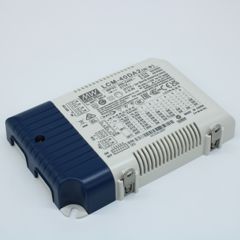 AC-DC, 42Вт, стабилизатор тока, вход 180…295В AC, 47…63Гц /254…417В DC, выход 350…1050мA/2…100В, ККМ, изоляция 3750В AC, в кожухе 123.5х81.5х23мм, -30…+60°С, димминг кнопкой и DALI2