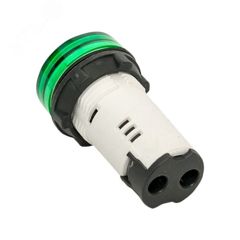 Лампа сигнальная d22-230V зел