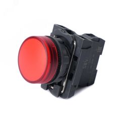 Лампа сигнальная d22-24V кр
