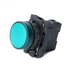 Лампа сигнальная d22-230V зел