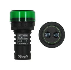 Лампа сигнальная d22-24V зел