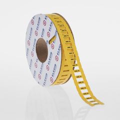 Маркер для контейнеров CHL, STC, DMP, форма маркера: конус, высота 4,6 мм, длина 10 мм, цвет желтый, для принтера: RT200, RT230, в упаковке 900 маркеров