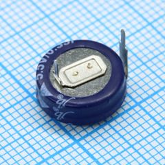 Ионистор стандартный мини 5,5V, 0,33F, -25...+70°C, 1000h, 11,5x6.4mm, горизонтального исполнения