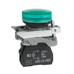 Сигнальная лампа OptiSignal D22 C4-L-M3 зеленая металл 230-240VAC XB4BVM3  332174