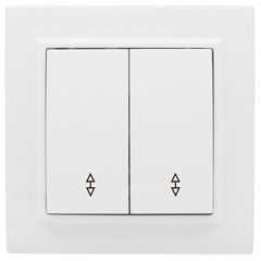 Переключатель проходной 2-кл. СП Минск 10А IP20 бел. Basic ERV10-027-10