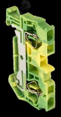 Колодка клеммная JXB-ST-2.5 земля пружинная PROxima plc-jxb-st-2.5-pen