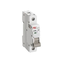 Выключатель автоматический модульный 1п C 10А 10кА AV-10 AVERES EKF mcb10-1-10C-av