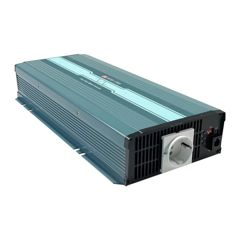 DC-AC 1700Вт, Рпик=2550Вт(10сек), Uвх=40…66В DC, Uвых=200/220/230/240В АС, f=50/60 Гц, КПД=93%, КНИ<3%, изоляция 3000В AC, в кожухе 400x184x70мм, -25…+70°С, RS-232, выход розетка EU