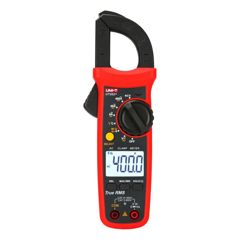 Токоизмерительные клещи, True RMS, 600В, 400А, 40МОм, NCV, емкость, частота, температура