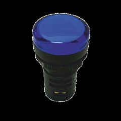Лампа сигнальная d22-230V син