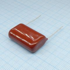 Конденсатор металлоплёночный полиэтилентерефталатный 2.2мкФ 400В ±10% (31х12х21мм) шаг выводов 27.5мм 85°С россыпь