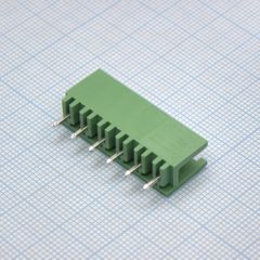 Разъемный клеммный блок на плату, 6 контактов. Серия 2EDGV-5.08