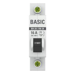Выключатель нагрузки 1P 16А ВН-29 Basic SL29-1-16-bas
