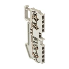 Колодка клеммная пружинная JXB-ST-1.5 17.5A 4 вывода серая PROxima plc-jxb-st-1.5-4